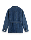 Scotch & Soda - Worked Out Belted Denim Jacket in Framework