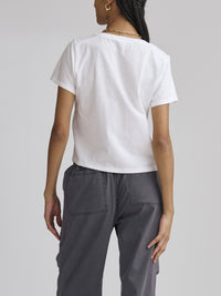 Splendid - Louisa V-Neck Tee in White