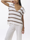 Splendid - Octavia Sweater in Pine Bark Stripe