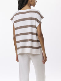 Splendid - Octavia Sweater in Pine Bark Stripe