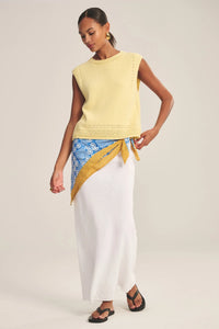 Velvet - Vanny - Sweater Vest in Butter