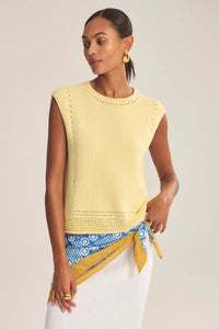 Velvet - Vanny - Sweater Vest in Butter