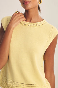 Velvet - Vanny - Sweater Vest in Butter