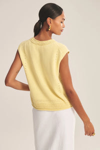 Velvet - Vanny - Sweater Vest in Butter