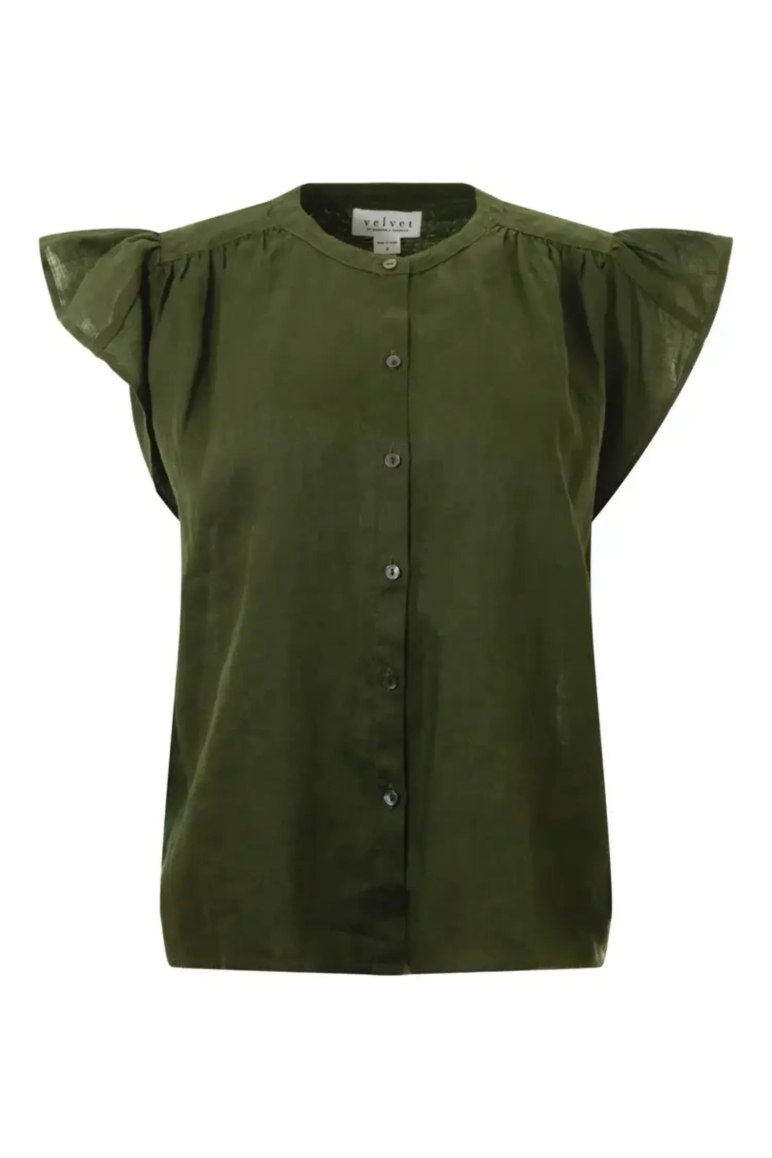Velvet - Janey - Woven Linen Top
