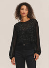 Velvet - Marlowe - Sequins Top in Black