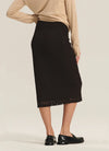 Velvet - Mia - Stretch Lace Skirt in Black