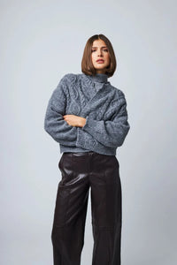 LINE Knitwear - Amabella - Rocky Slate