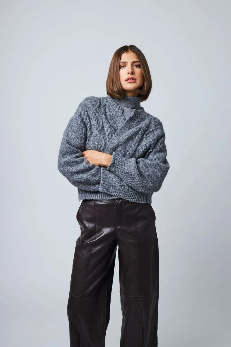 LINE Knitwear - Amabella - Rocky Slate