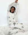 Splendid - Fuzzy Sweater PJ Set in Snowflake
