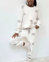 Splendid - Fuzzy Sweater PJ Set in Snowflake
