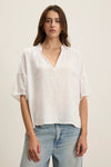 Velvet - Raye - Woven Linen Top