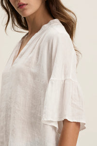 Velvet - Raye - Woven Linen Top