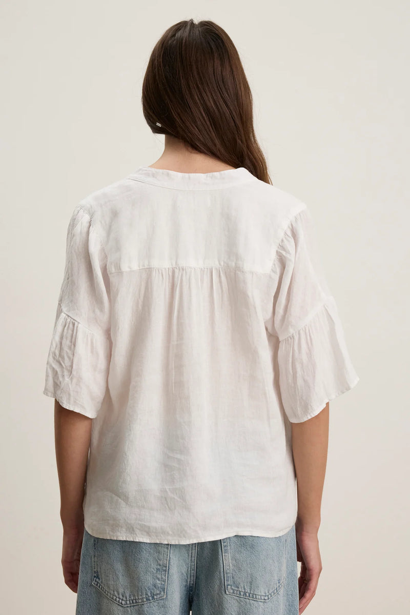 Velvet - Raye - Woven Linen Top