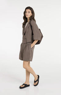 YAYA - Woven Longer Length Bermuda Shorts