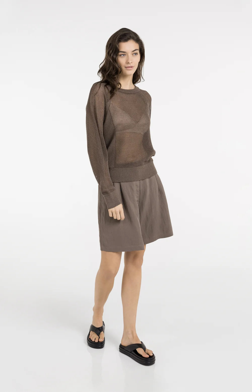 YAYA - Woven Longer Length Bermuda Shorts