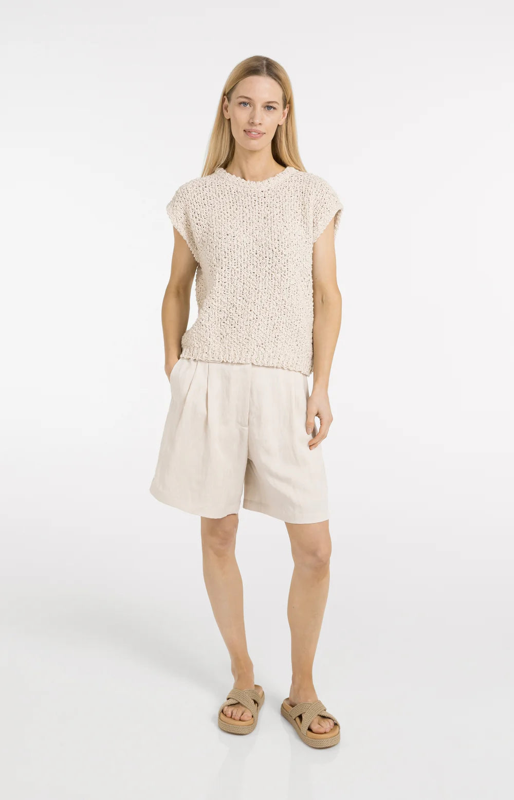 YAYA - Woven Longer Length Bermuda Shorts