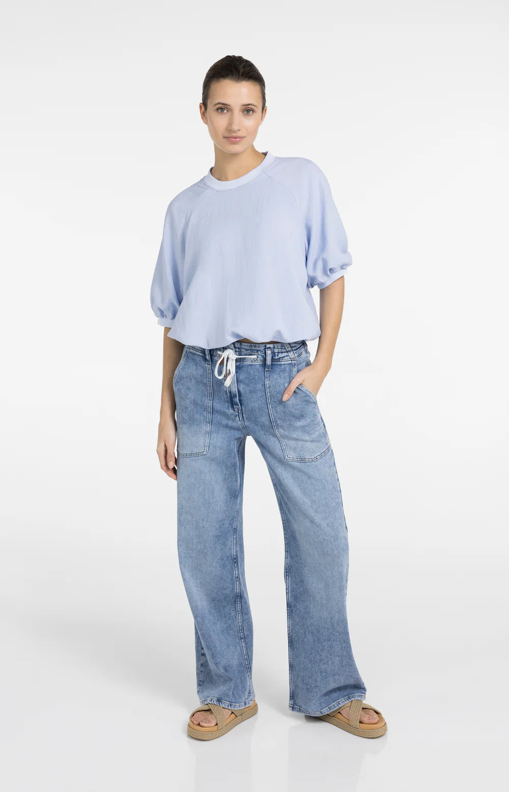 YAYA - Woven Balloon T-Shirt