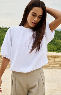YAYA - Woven Balloon T-Shirt