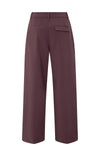 YAYA - Woven Wide Leg Trousers with Satin Side Tape
