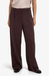 YAYA - Woven Wide Leg Trousers with Satin Side Tape