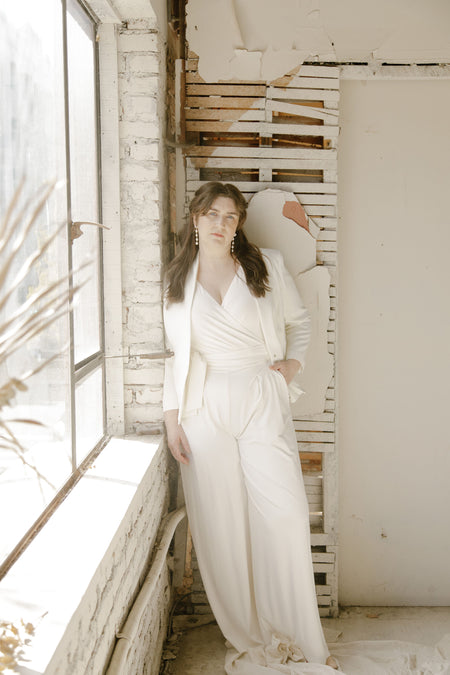 Iris Setlakwe - Sleeveless Jumpsuit - Ivory