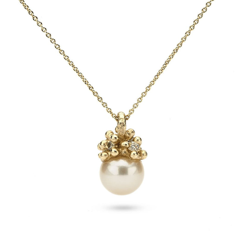 Ruth Tomlinson - Encrusted Pearl Pendant - small