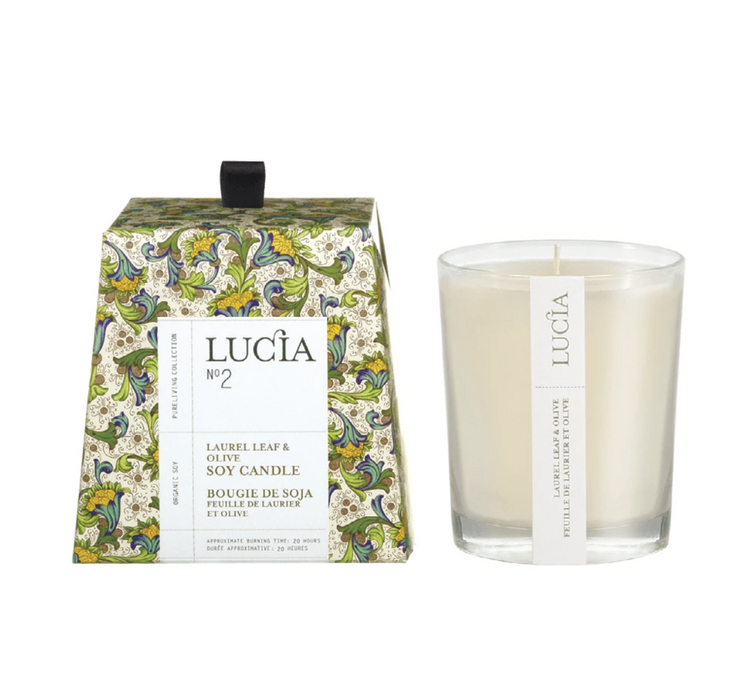 Lucia - No. 2 Laurel Leaf and Olive Candle