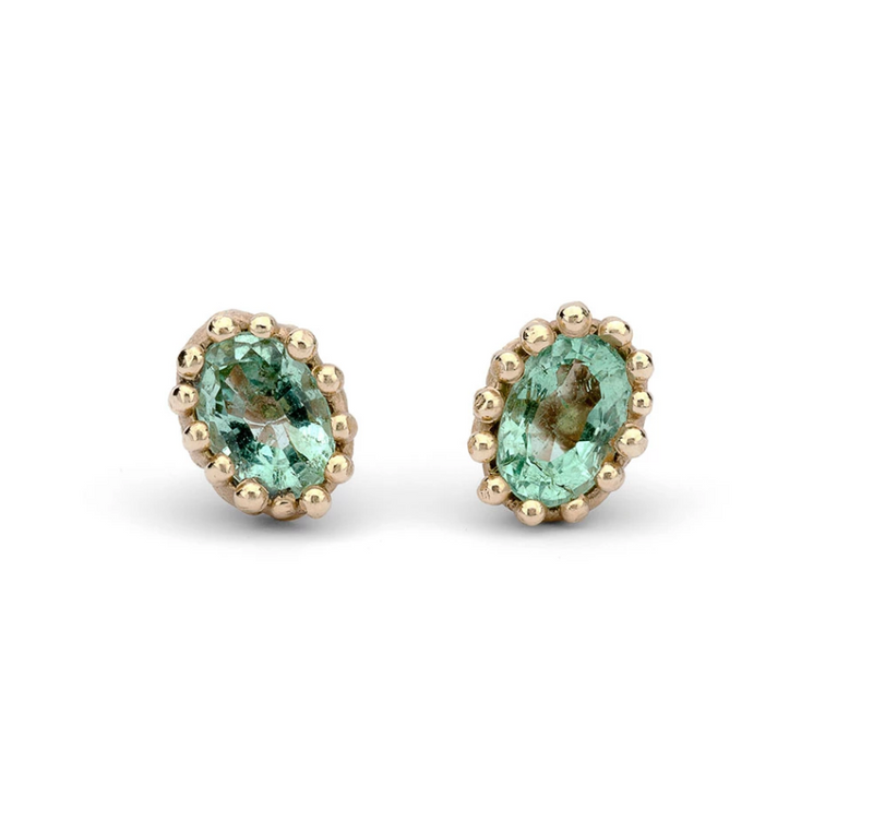 Ruth Tomlinson - Emerald Stud Earrings