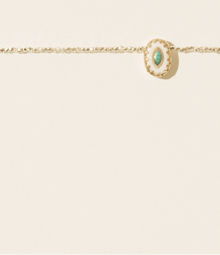 Pascale Monvoisin - Montauk White Necklace