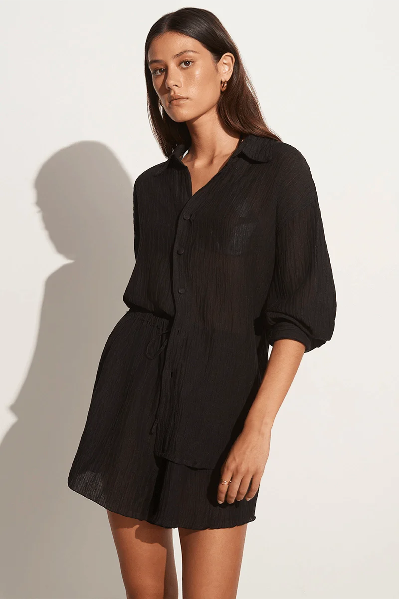 Faithfull the Brand - Solar Shirt in Black