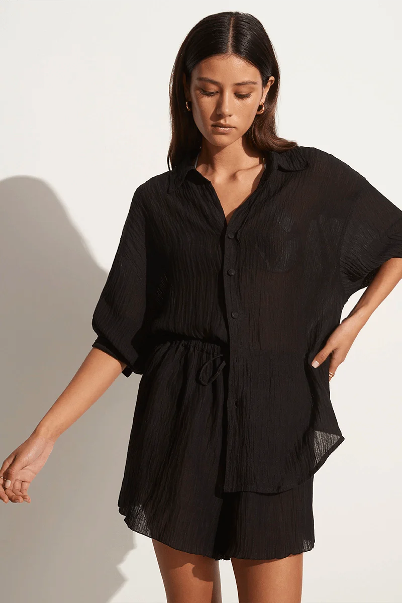 Faithfull the Brand - Solar Shirt in Black