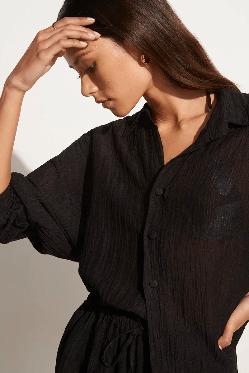 Faithfull the Brand - Solar Shirt in Black