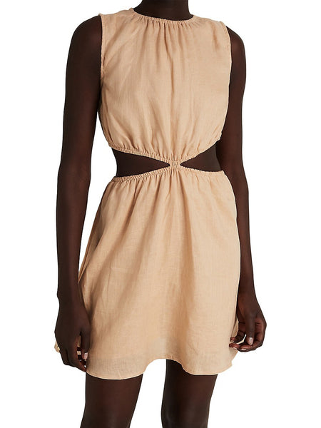 Faithfull The Brand - La Pineta Mini Dress - Warm Sand