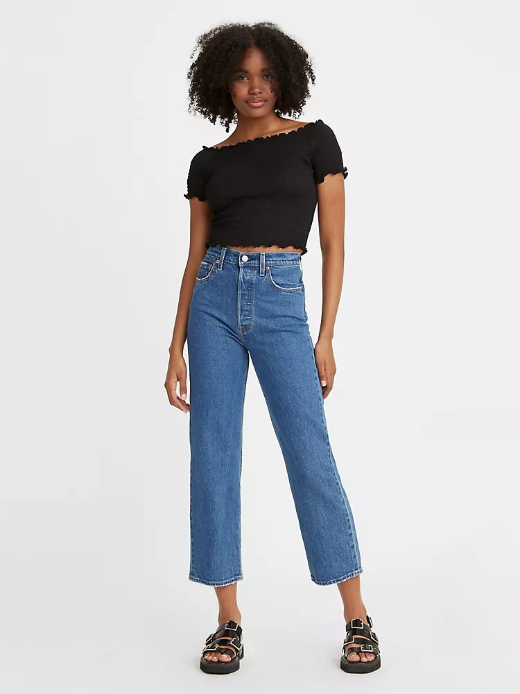 Levi's Ribcage Straight Ankle Jean Feelin Cagey