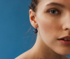 Lizzie Fortunato - Comet Earrings in Lapis