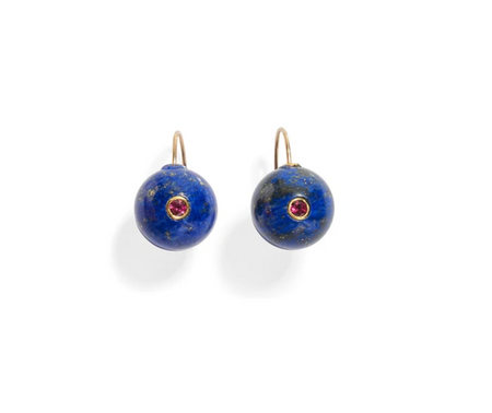 Lizzie Fortunato - Comet Earrings in Lapis