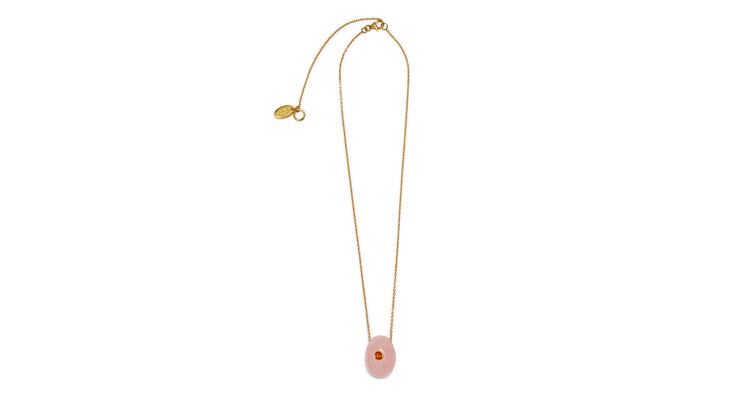 Lizzie Fortunato - Constance Necklace in Rose