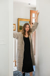 Lyla & Luxe - Magda - Long Boucle Cardigan in Driftwood