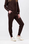 Lyla & Luxe - Clover - Jogger Pant in Chocolate