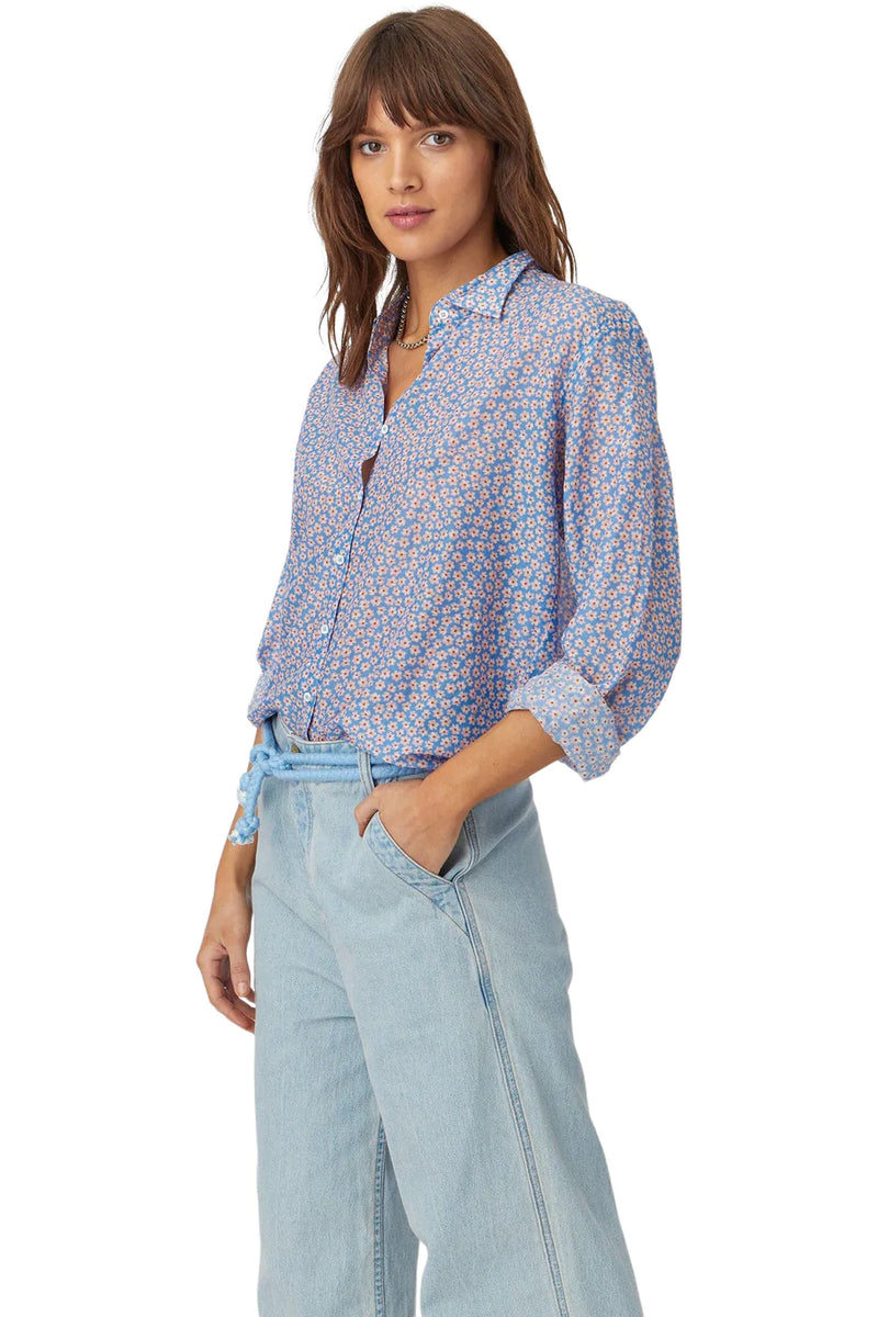 Xirena - Beau Shirt in Blu Flora