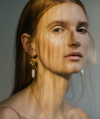 Pamela Card - Portrait of a Woman Earrings
