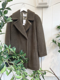 Velvet - Christine - Sherpa Coat in Olive